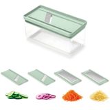 Brabantia - Tasty+ Mandoline Set - Jade Green - Inclusief 4 Verwisselbare Raspen