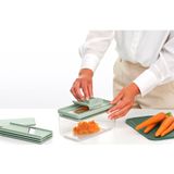 Brabantia - Tasty+ Mandoline Set - Jade Green - Inclusief 4 Verwisselbare Raspen