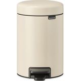 Brabantia - NewIcon - Prullenbak - Soft Beige - 3 Liter - Kunststof Binnenemmer