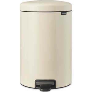 Brabantia - NewIcon Prullenbak - Soft Beige - 20 Liter - Kunststof Binnenemmer
