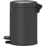 Brabantia NewIcon Prullenbak 3 liter Mineral Infinite Grey