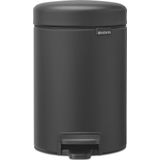 Brabantia NewIcon Prullenbak 3 liter Mineral Infinite Grey