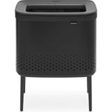Brabantia - Bo Wasmand - 60 l - Matt Black - Katoenen Waszak
