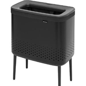 Brabantia Bo Wasmand - met Deksel - 60 l - Matt Black
