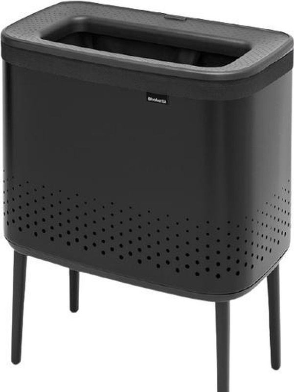 Brabantia - Bo Wasmand - 60 l - Matt Black - Katoenen Waszak