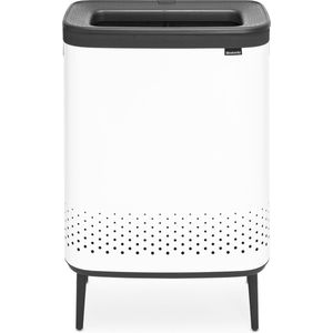 Brabantia - Bo Hi Wasmand - 2 x 45 l - 2 Vakken - Wit