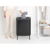 Brabantia - Bo Hi Wasmand - 2 x 45 l - Matt Black