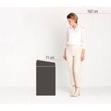 Brabantia - Touch Bin - Prullenbak - Soft Beige - 60 Liter