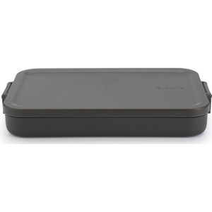 Brabantia Make & Take Lunchbox Plat Kunststof Dark Grey
