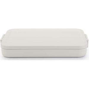 Brabantia Make & Take Lunchbox Plat Kunststof Light Grey