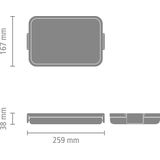 Brabantia Make & Take Lunchbox Plat Kunststof Jade Green