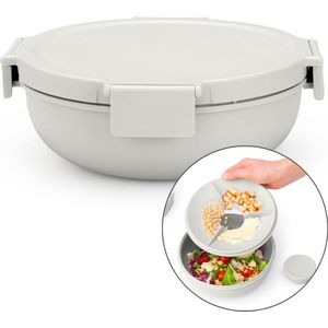 Brabantia Make & Take Salade Lunchbox To Go 1,3 l Kunststof Light Grey