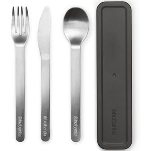 Brabantia Make & Take Bestekset - 3-delig - Dark Grey