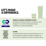 Brabantia Sort & Go - Prullenbak - Grijs - Kunststof - 3L