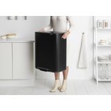 Brabantia - Bo Prullenbak - 60 Liter - Matt Black - Pedaalemmer