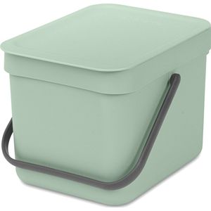 Brabantia Sort & Go Prullenbak - Jade Green - 6 Liter - Duurzaam Kunststof