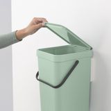 Brabantia - Sort & Go - Prullenbak - Jade Green - 12 Liter
