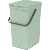 Brabantia - Sort & Go - Prullenbak - Jade Green - 12 Liter