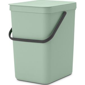 Brabantia - Sort & Go Prullenbak - Jade Green - 25 Liter - Duurzaam Gecertificeerd