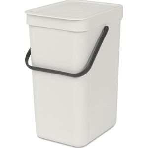 Brabantia - Sort & Go - Prullenbak - Light Grey - 12 Liter