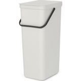 Brabantia Sort & Go Prullenbak 40 liter Light Grey