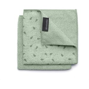 Brabantia SinkSide Microvezel Schoonmaakdoekjes Set van 2 Jade Green