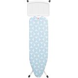 Brabantia Strijkplank B - met Stoomunithouder - 124 x 38 cm - Fresh Breeze