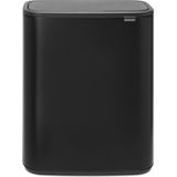Brabantia - Bo Touch Bin - Prullenbak - Matt Black - 2 x 30 l
