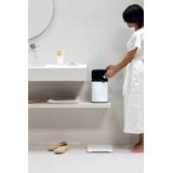 Brabantia - Bo Prullenbak - 4 Liter - Wit - Ruimtebesparend