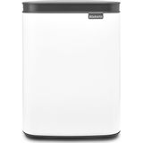 Brabantia - Bo Prullenbak - 4 Liter - Wit - Ruimtebesparend