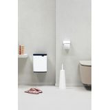 Brabantia - Bo Prullenbak - 7 Liter - Wit - Ruimtebesparend
