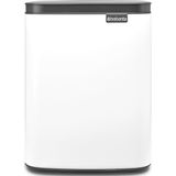 Brabantia - Bo Prullenbak - 7 Liter - Wit - Ruimtebesparend