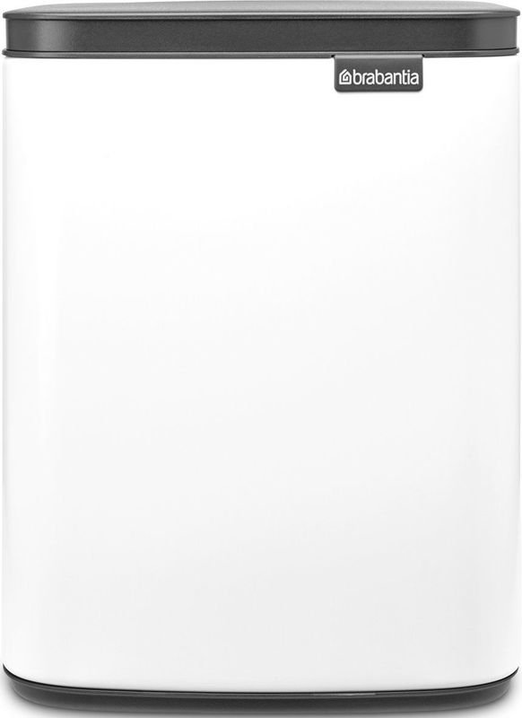 Brabantia - Bo Prullenbak - 7 Liter - Wit - Ruimtebesparend