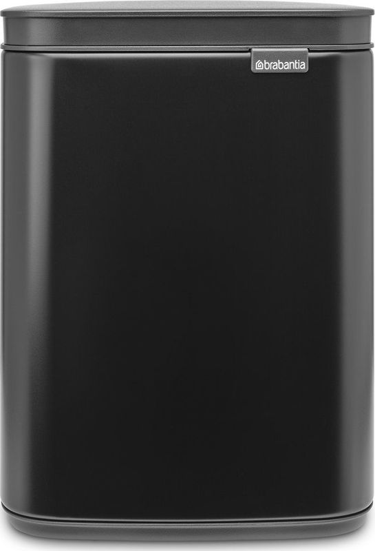 Brabantia - Bo Prullenbak - Matt Black - 4 Liter - Ruimtebesparend