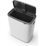 Brabantia - Bo Touch Bin - Vuilnisbak - Wit - 60 l