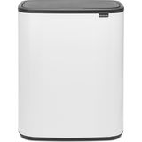 Brabantia - Bo Touch Bin - Vuilnisbak - Wit - 60 l