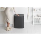 Brabantia - Bo Touch Bin - Prullenbak - Matt Black - 60 Liter