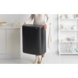 Brabantia - Bo Touch Bin - Prullenbak - Matt Black - 60 Liter