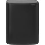 Brabantia - Bo Touch Bin - Prullenbak - Matt Black - 60 Liter