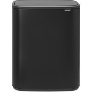 Brabantia - Bo Touch Bin - Prullenbak - Matt Black - 60 Liter