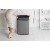 Brabantia - Bo Touch Bin - Prullenbak - Platinum - 60 Liter