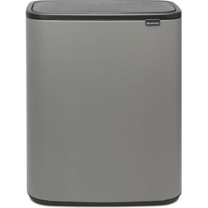 Brabantia - Bo Touch Bin - Prullenbak - Mineral Concrete Grey - 60 Liter