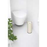 Brabantia ReNew - Reserverolhouder - Soft Beige - Vrijstaand - Capaciteit 3 Rollen