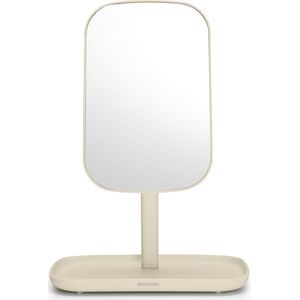 Brabantia ReNew Make-up Spiegel - Soft Beige - Verstelbaar - Accessoireschaal