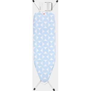 Brabantia STRIJKPLANK B - 124 x 38 cm, voor stoomstrijkijzer - Fresh Breeze