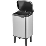 Brabantia - Bo Hi Prullenbak - 4 Liter - Matt Steel - Fingerprint Proof