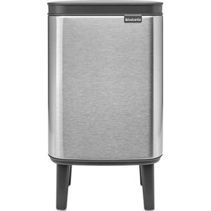 Brabantia - Bo Hi Prullenbak - 4 Liter - Matt Steel - Fingerprint Proof