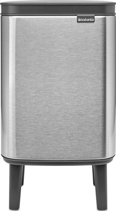 Brabantia - Bo Hi Prullenbak - 4 Liter - Matt Steel - Fingerprint Proof