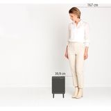Brabantia Bo Hi Prullenbak - Matt Black - 7 Liter - Ruimtebesparend