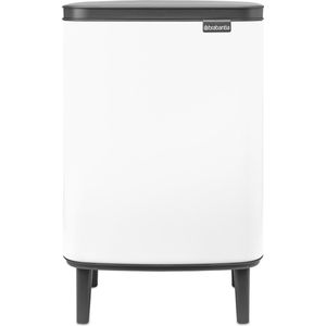 Brabantia Bo Hi Prullenbak - 12 liter - White